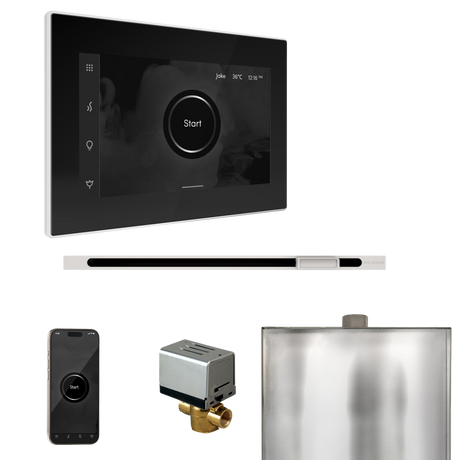 Mr. Steam XButler Steam Shower Control Package with iSteamX Control and Linear Steamhead