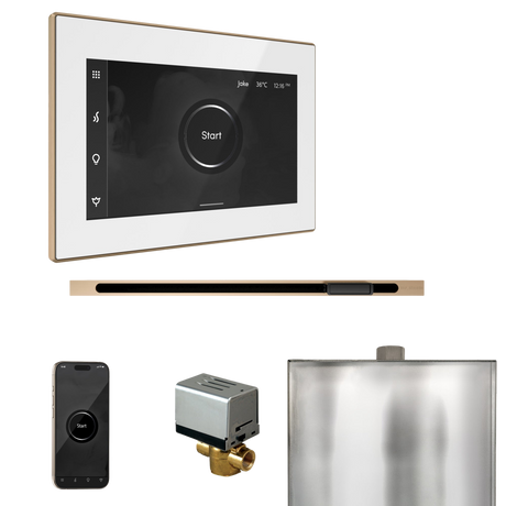 Mr. Steam XButler Steam Shower Control Package with iSteamX Control and Linear Steamhead