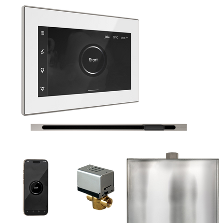 Mr. Steam XButler Steam Shower Control Package with iSteamX Control and Linear Steamhead