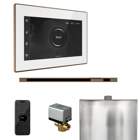 Mr. Steam XButler Steam Shower Control Package with iSteamX Control and Linear Steamhead