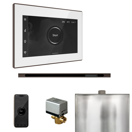 Mr. Steam XButler Steam Shower Control Package with iSteamX Control and Linear Steamhead