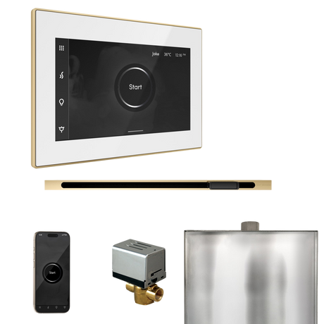 Mr. Steam XButler Steam Shower Control Package with iSteamX Control and Linear Steamhead