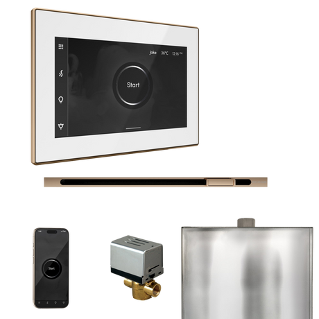 Mr. Steam XButler Steam Shower Control Package with iSteamX Control and Linear Steamhead