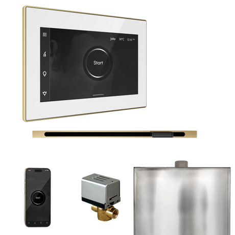 Mr. Steam XButler Steam Shower Control Package with iSteamX Control and Linear Steamhead