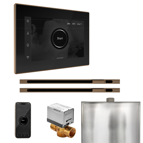 Mr. Steam XButler Max Steam Shower Control Package with iSteamX Control and Linear Steamhead