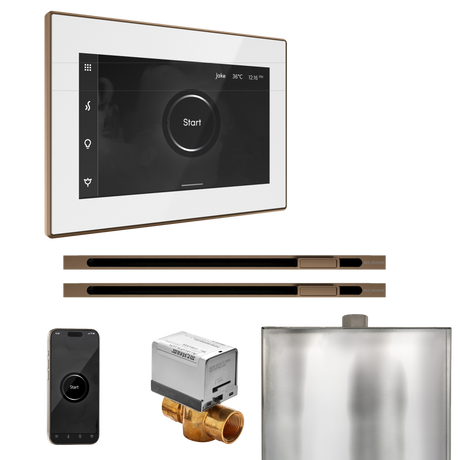 Mr. Steam XButler Max Steam Shower Control Package with iSteamX Control and Linear Steamhead