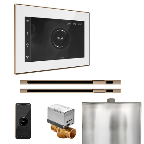 Mr. Steam XButler Max Steam Shower Control Package with iSteamX Control and Linear Steamhead