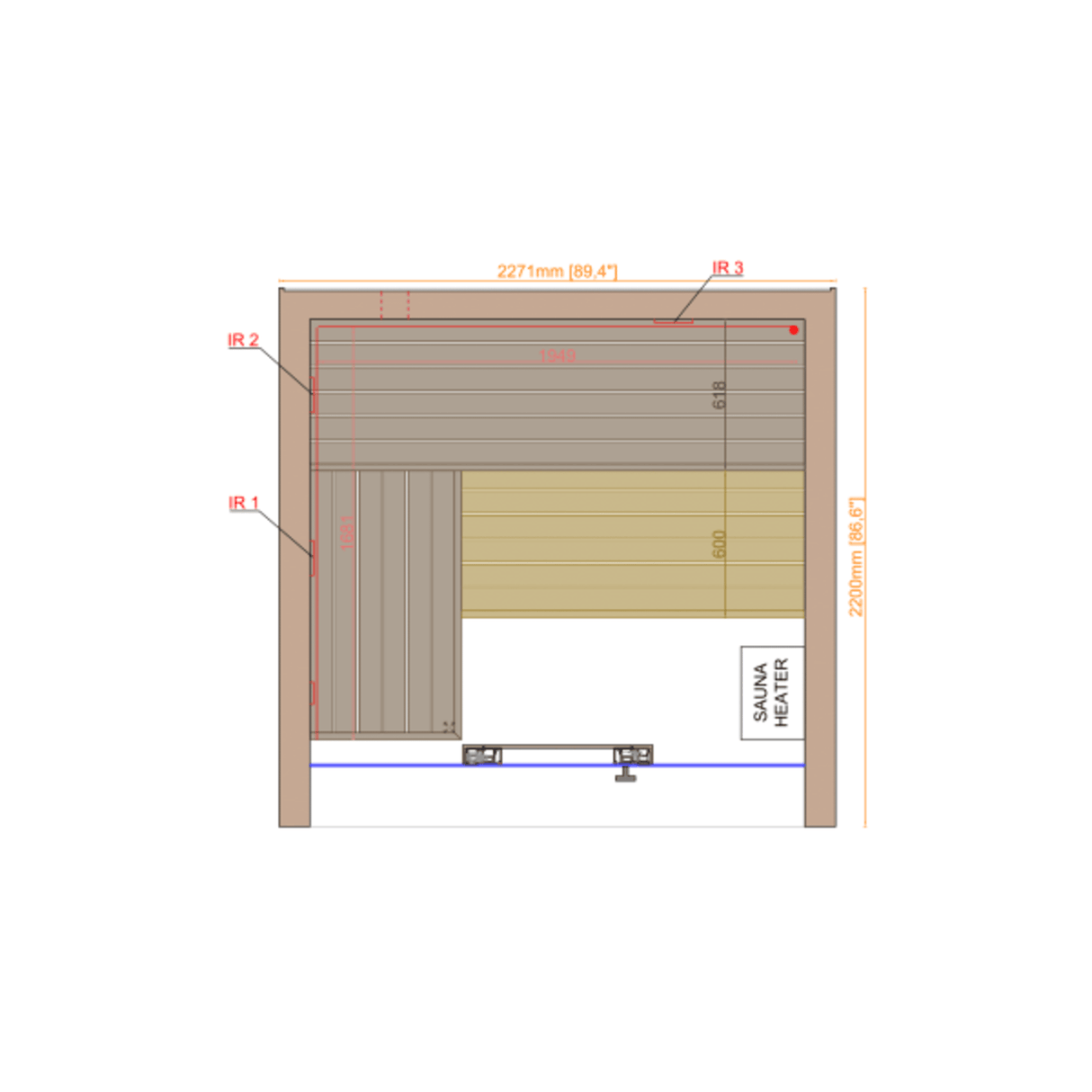 ThermaSol Fortis Outdoor Sauna