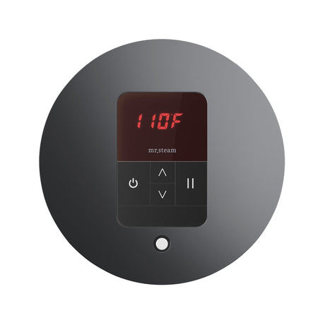 Mr. Steam iTempo Round Steam Shower Control and Steamhead