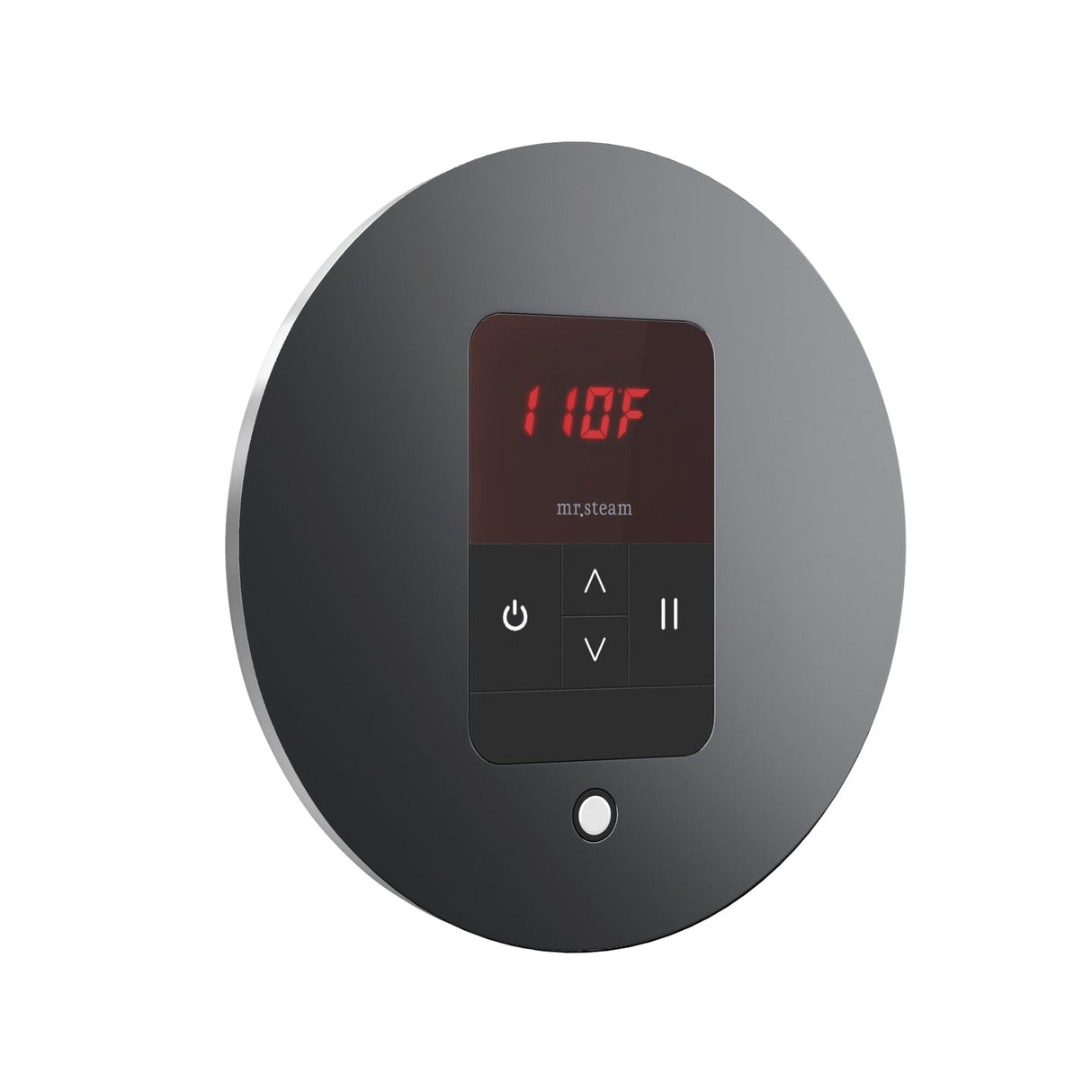 Mr. Steam iTempo Round Steam Shower Control and Steamhead