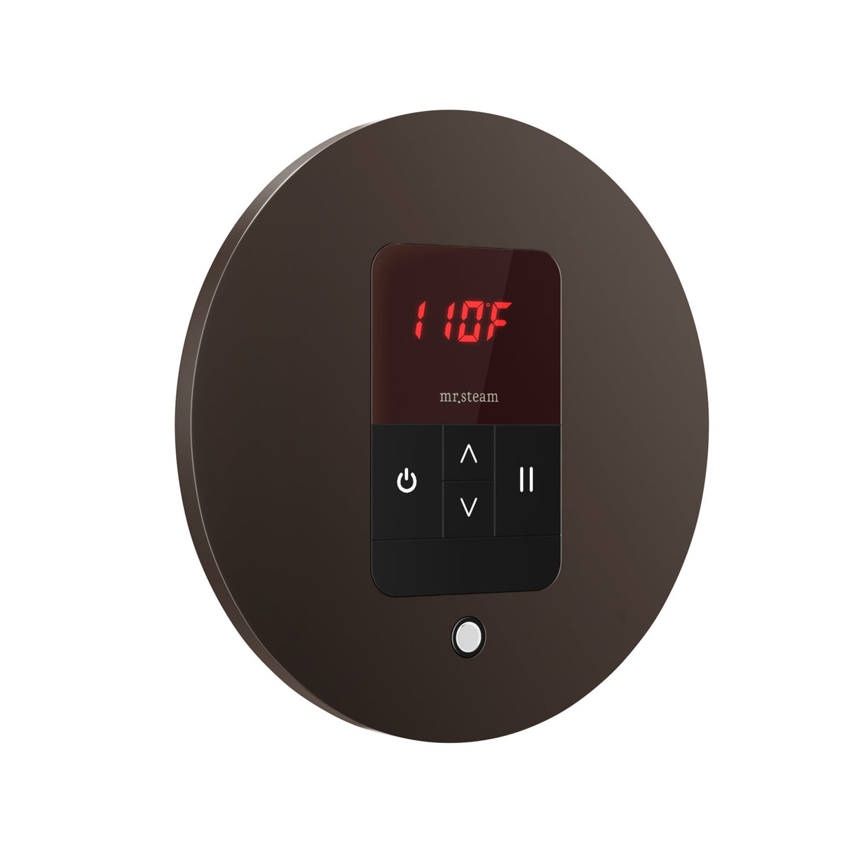 Mr. Steam iTempo Round Steam Shower Control and Steamhead