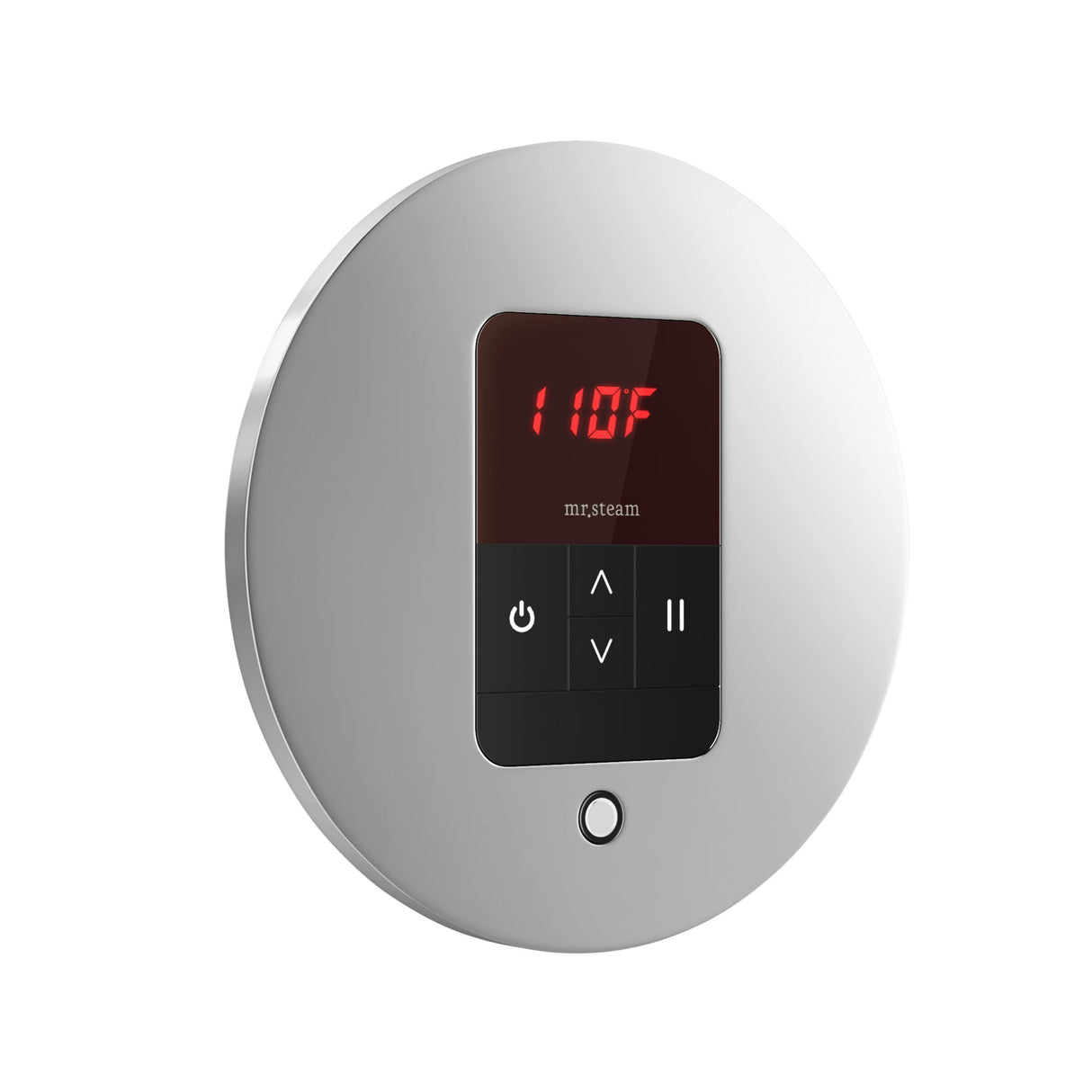 Mr. Steam iTempo Round Steam Shower Control and Steamhead