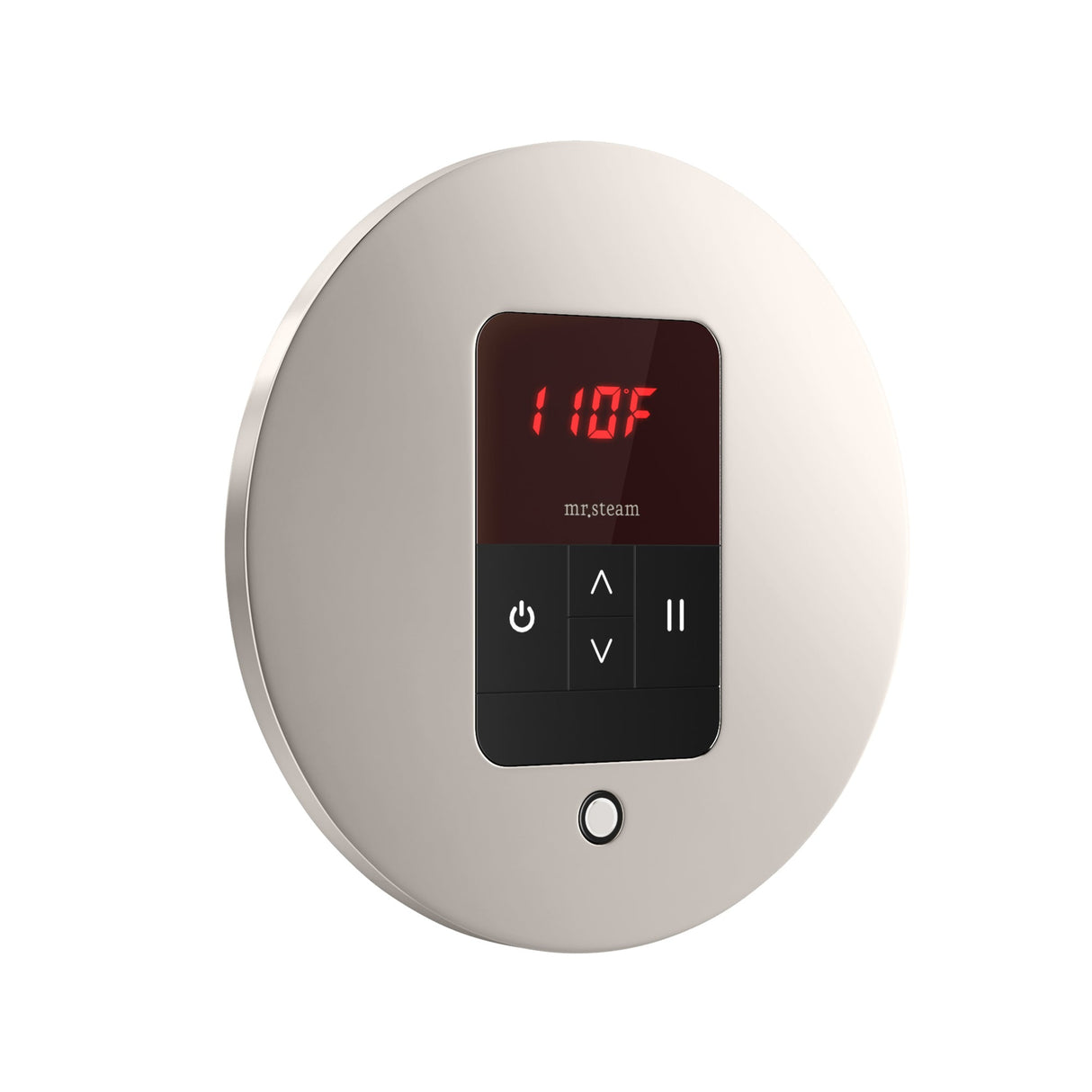 Mr. Steam iTempo Round Steam Shower Control and Steamhead