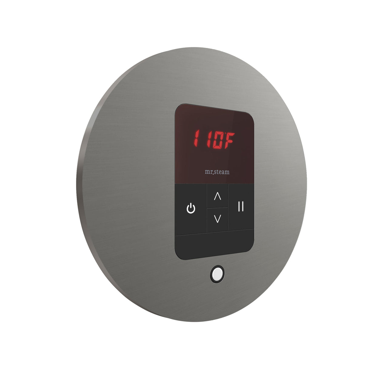 Mr. Steam iTempo Round Steam Shower Control and Steamhead