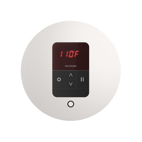 Mr. Steam iTempo Round Steam Shower Control and Steamhead