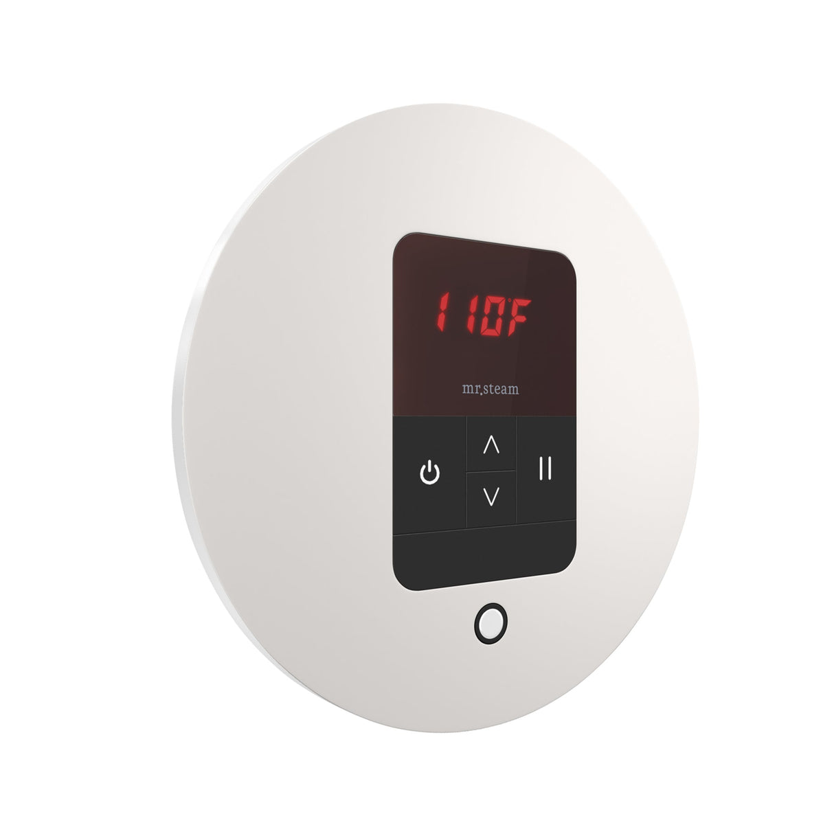 Mr. Steam iTempo Round Steam Shower Control and Steamhead