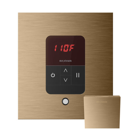 Mr. Steam iTempo Square Steam Shower Control and Steamhead
