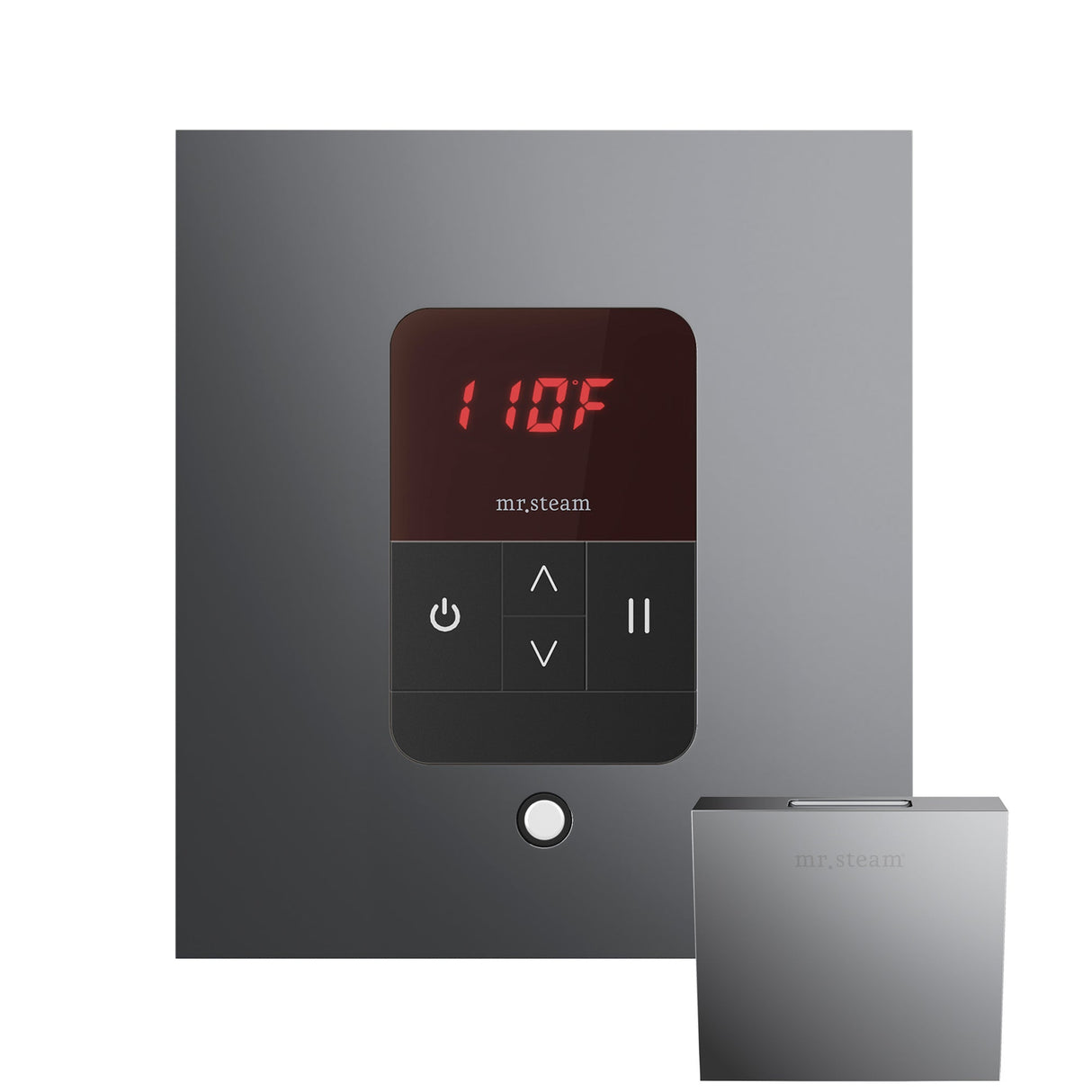 Mr. Steam iTempo Square Steam Shower Control and Steamhead