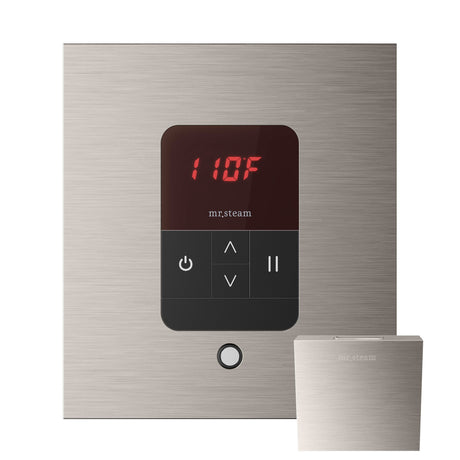 Mr. Steam iTempo Square Steam Shower Control and Steamhead