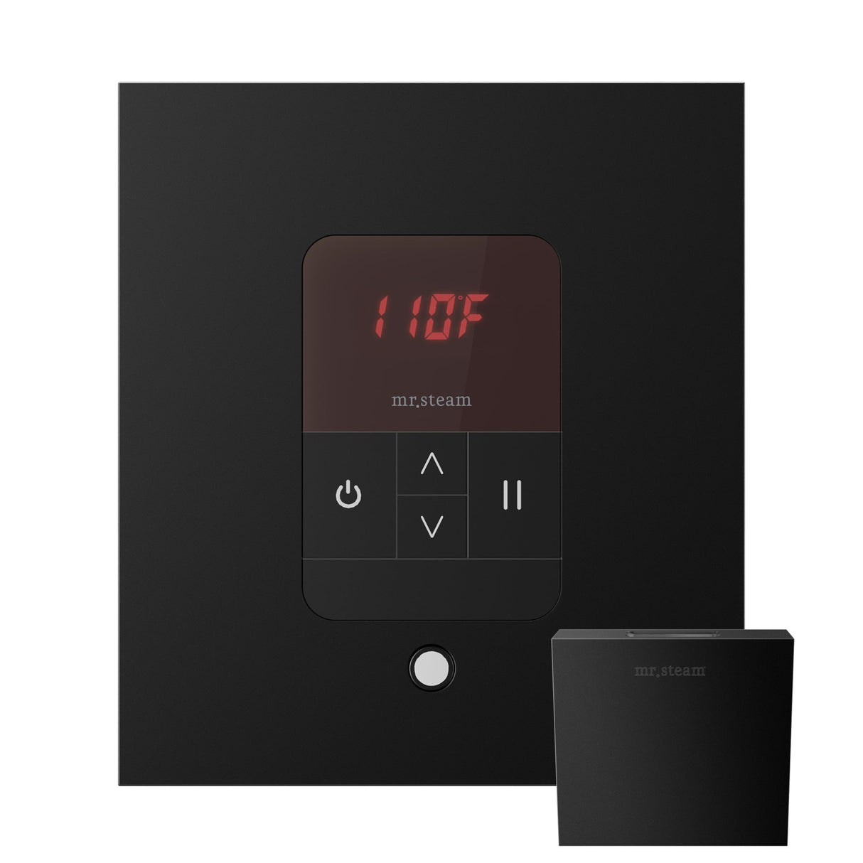 Mr. Steam iTempo Square Steam Shower Control and Steamhead