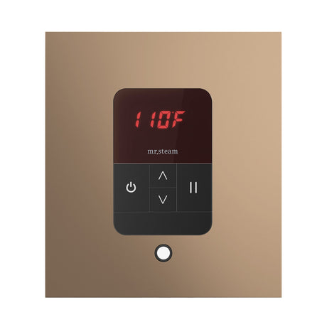 Mr. Steam iTempo Square Steam Shower Control and Steamhead