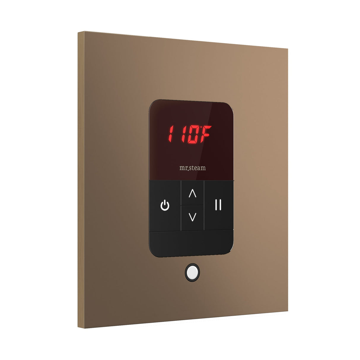 Mr. Steam iTempo Square Steam Shower Control and Steamhead