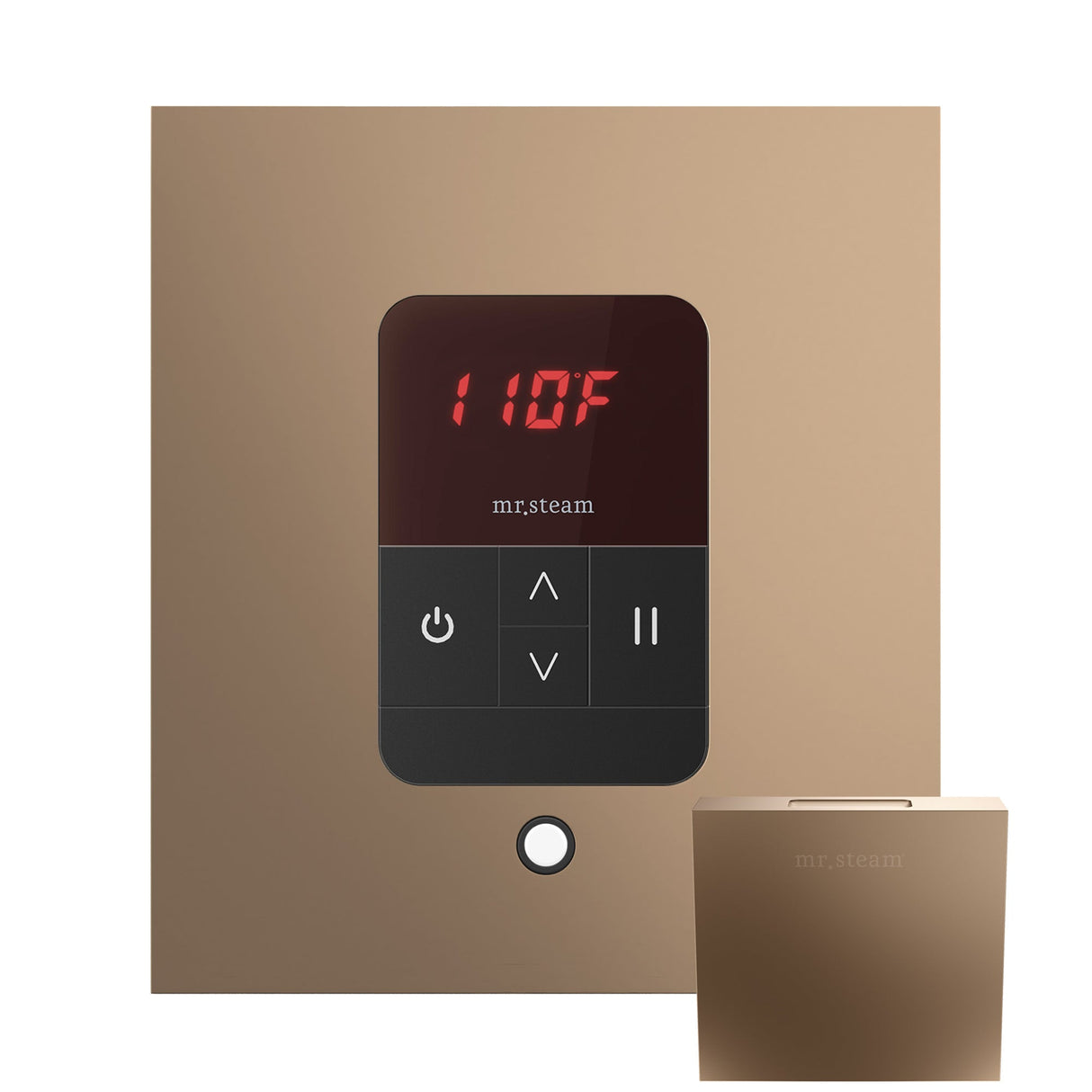 Mr. Steam iTempo Square Steam Shower Control and Steamhead