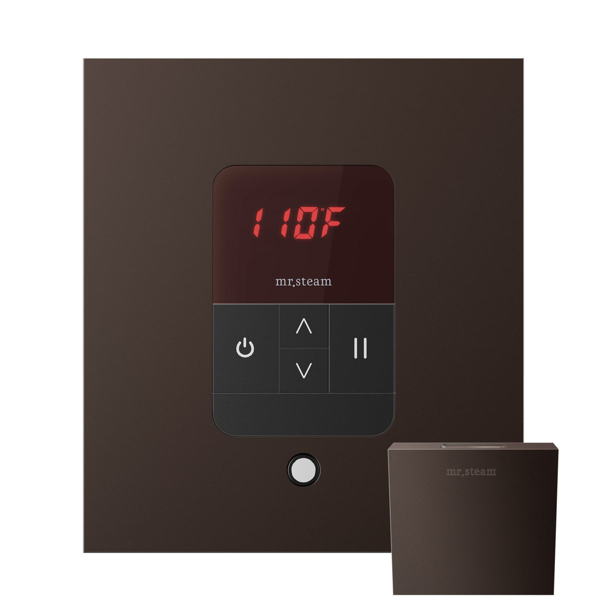 Mr. Steam iTempo Square Steam Shower Control and Steamhead