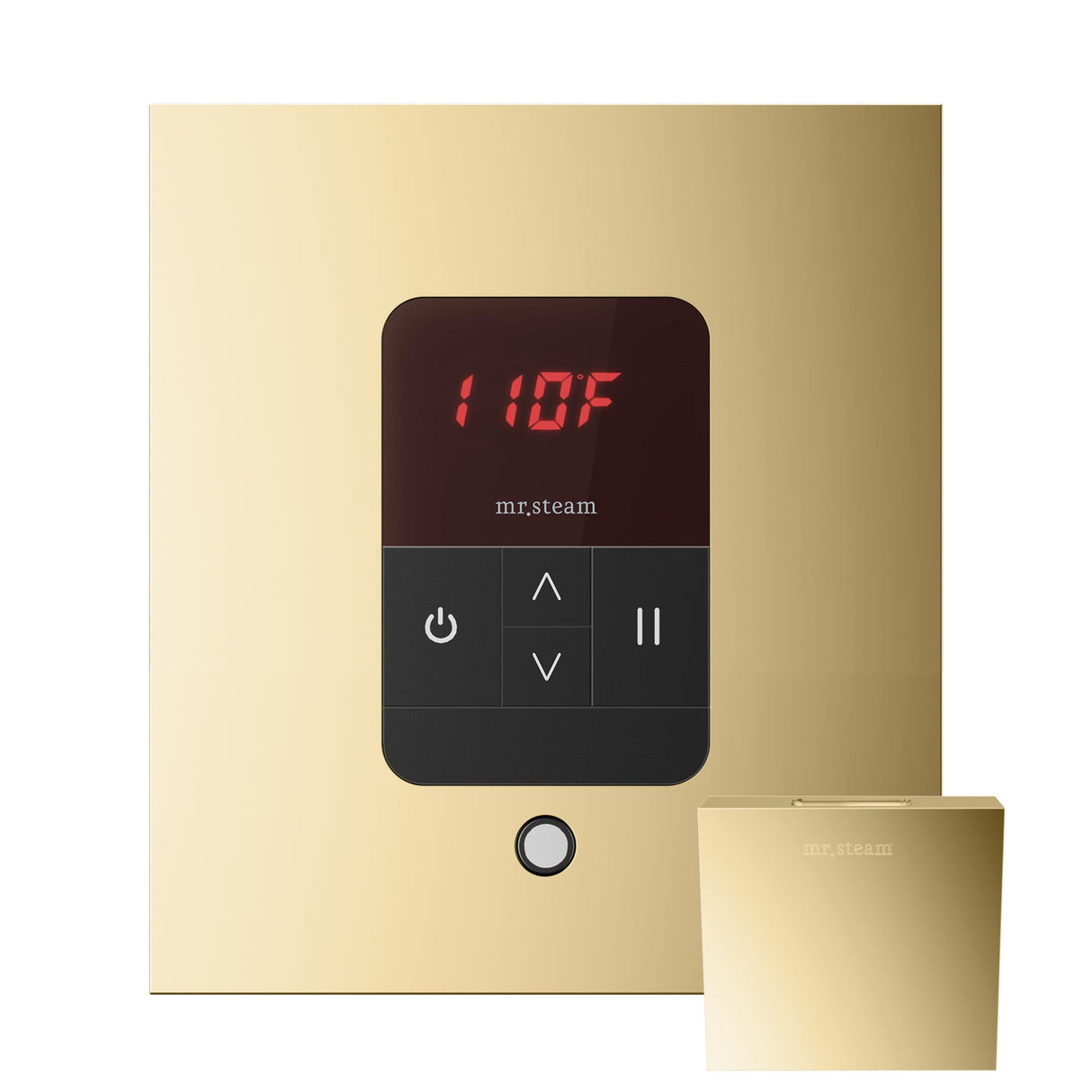 Mr. Steam iTempo Square Steam Shower Control and Steamhead