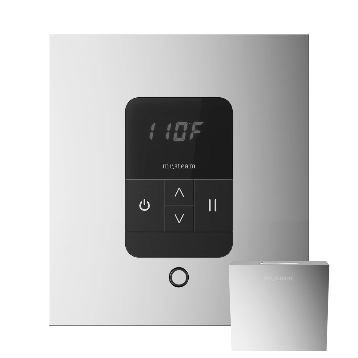 Mr. Steam iTempo Square Steam Shower Control and Steamhead