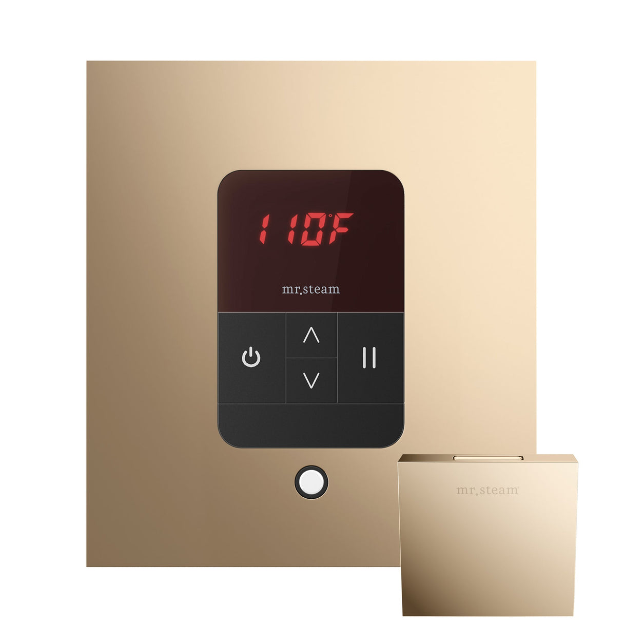 Mr. Steam iTempo Square Steam Shower Control and Steamhead