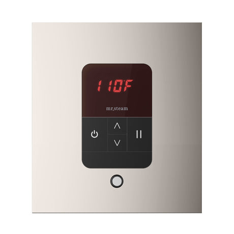 Mr. Steam iTempo Square Steam Shower Control and Steamhead