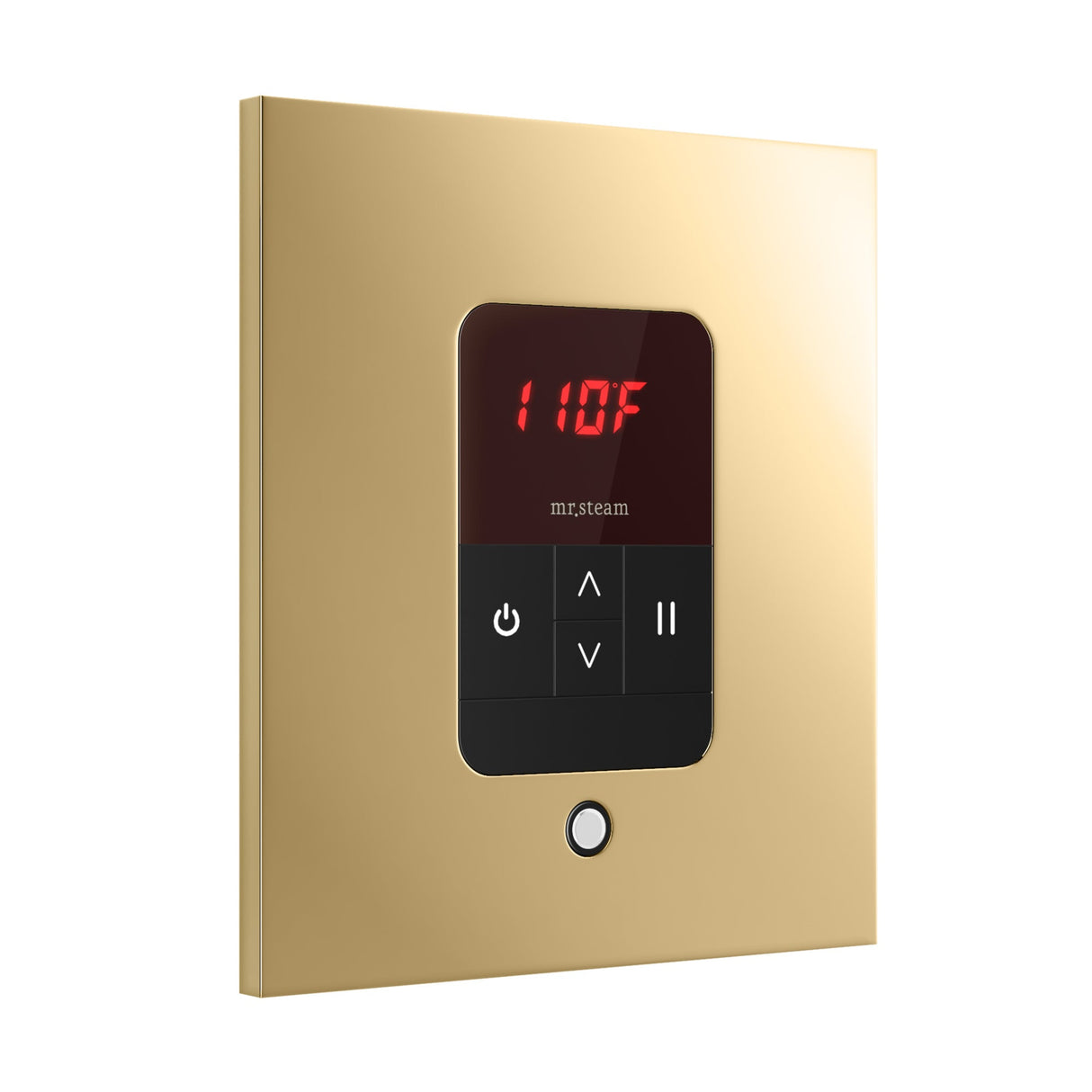 Mr. Steam iTempo Square Steam Shower Control and Steamhead