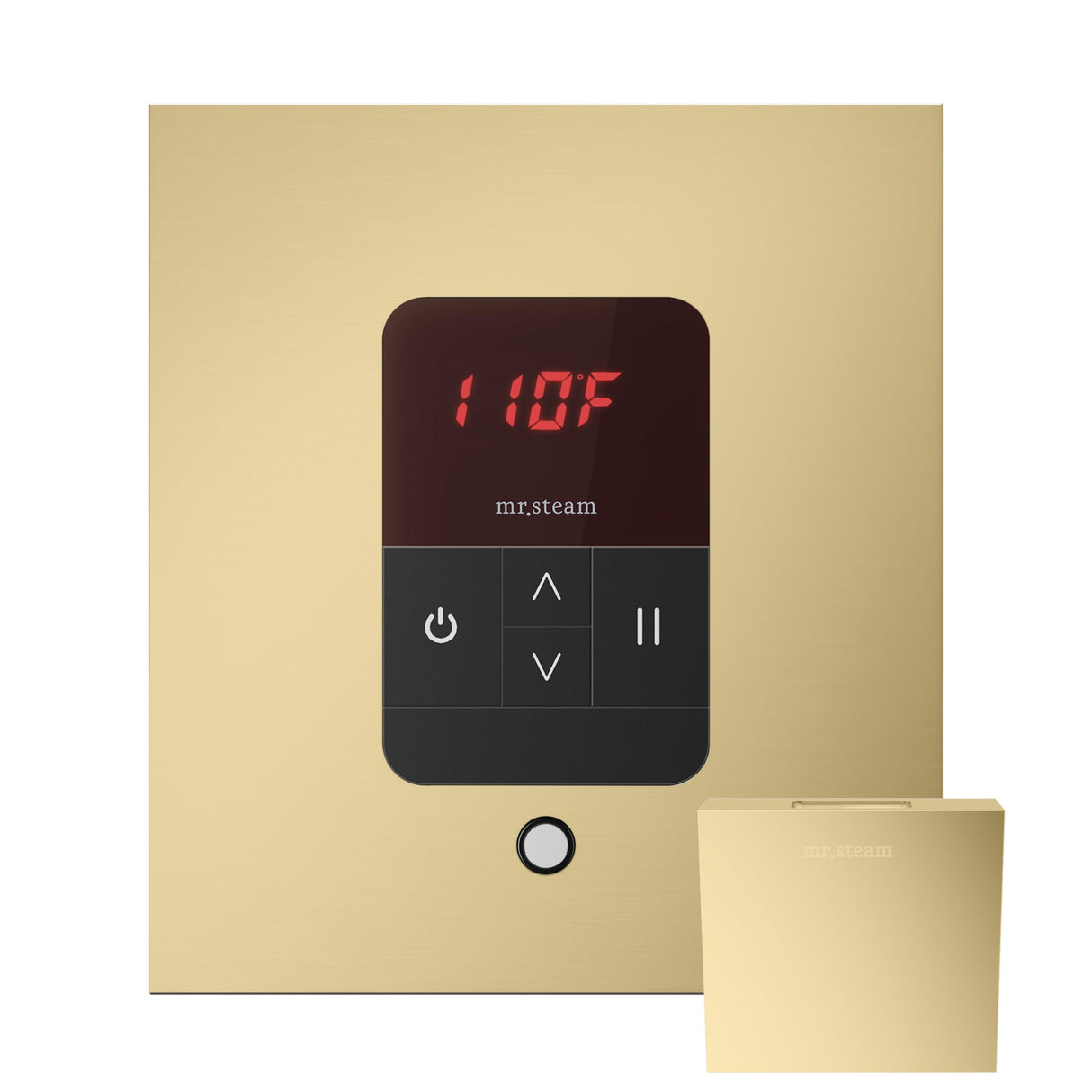 Mr. Steam iTempo Square Steam Shower Control and Steamhead