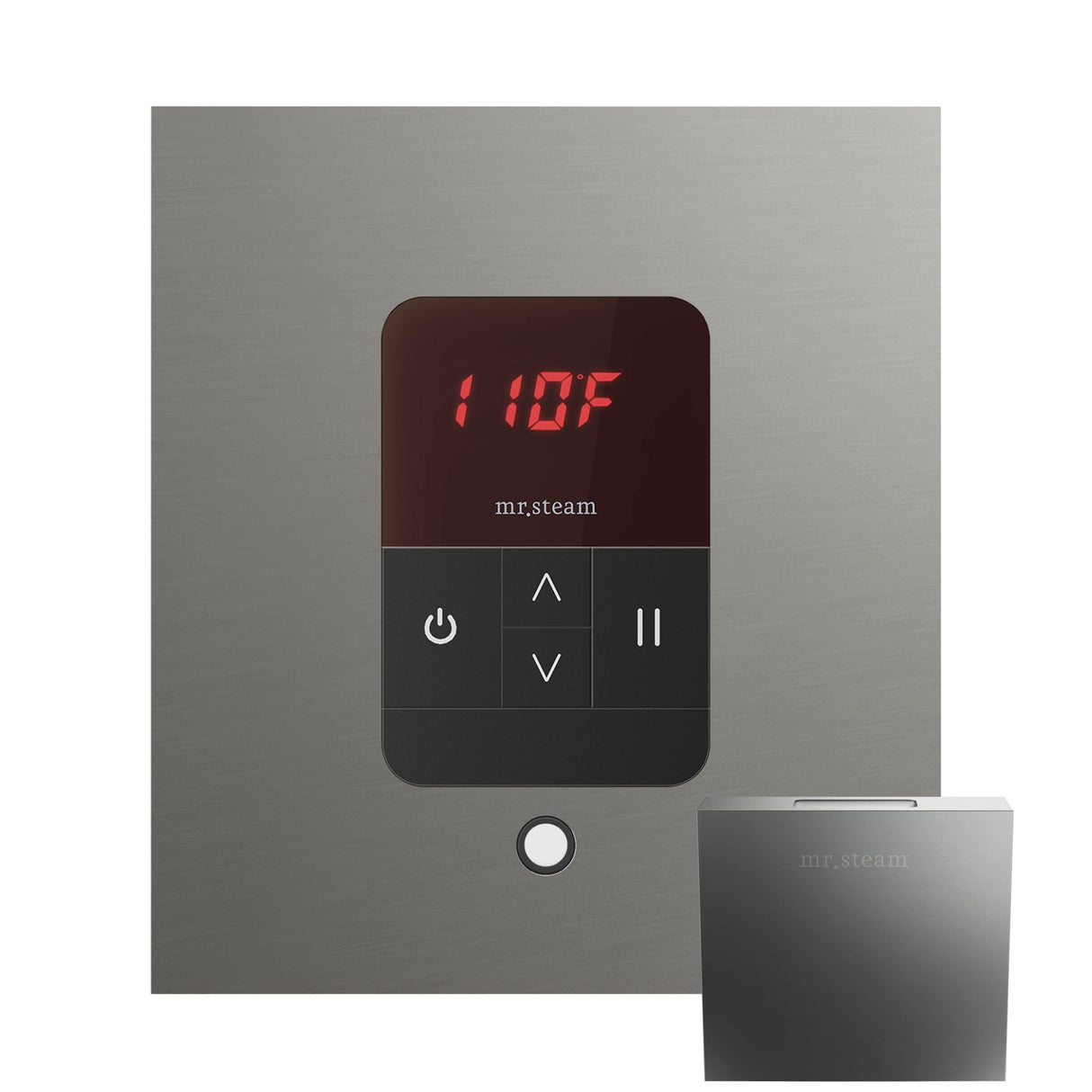 Mr. Steam iTempo Square Steam Shower Control and Steamhead