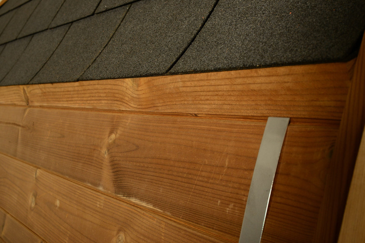 ThermaSol Evander Outdoor Canopy Barrel Sauna