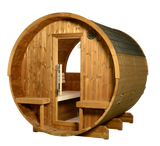 ThermaSol Evander Outdoor Canopy Barrel Sauna