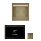 ThermaSol WH14STP15S Wellness Steam Package - HydroVive 14 Rainhead + ThermaTouch2 15" Control + SteamVection Square Steam Head