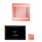 ThermaSol WH14STP15S Wellness Steam Package - HydroVive 14 Rainhead + ThermaTouch2 15" Control + SteamVection Square Steam Head