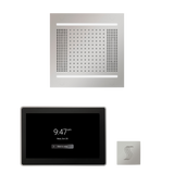 ThermaSol WH14STP15S Wellness Steam Package - HydroVive 14 Rainhead + ThermaTouch2 15" Control + SteamVection Square Steam Head