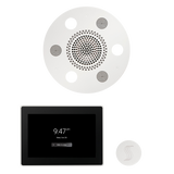 ThermaSol WSTP15R Wellness Steam Package - Serenity Advanced Round Rainhead + ThermaTouch2 15" Control + SteamVection Round Steam Head
