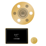 ThermaSol WSTP15R Wellness Steam Package - Serenity Advanced Round Rainhead + ThermaTouch2 15" Control + SteamVection Round Steam Head