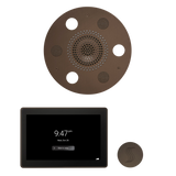 ThermaSol WSTP15R Wellness Steam Package - Serenity Advanced Round Rainhead + ThermaTouch2 15" Control + SteamVection Round Steam Head
