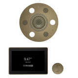 ThermaSol WSTP15R Wellness Steam Package - Serenity Advanced Round Rainhead + ThermaTouch2 15" Control + SteamVection Round Steam Head