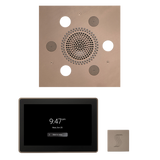 ThermaSol WSTP15S Wellness Steam Package - Serenity Advanced Square Rainhead + ThermaTouch2 15" Control + SteamVection Square Steam Head