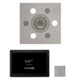 ThermaSol WSTP15S Wellness Steam Package - Serenity Advanced Square Rainhead + ThermaTouch2 15" Control + SteamVection Square Steam Head