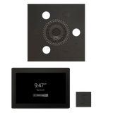 ThermaSol WSTP15S Wellness Steam Package - Serenity Advanced Square Rainhead + ThermaTouch2 15" Control + SteamVection Square Steam Head