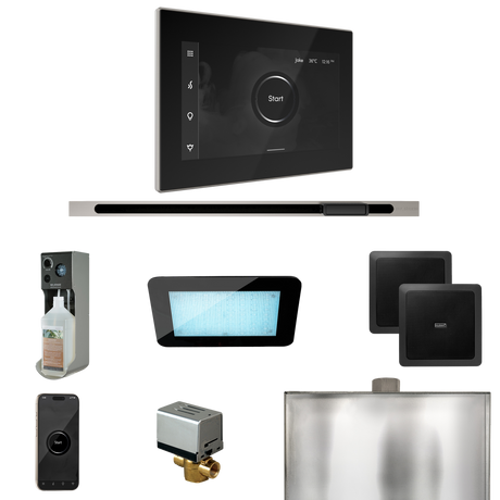 Mr. Steam XDream Steam Shower Control Package with iSteamX Control and Linear Steamhead