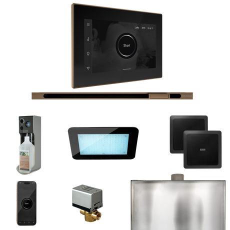 Mr. Steam XDream Steam Shower Control Package with iSteamX Control and Linear Steamhead