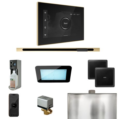 Mr. Steam XDream Steam Shower Control Package with iSteamX Control and Linear Steamhead
